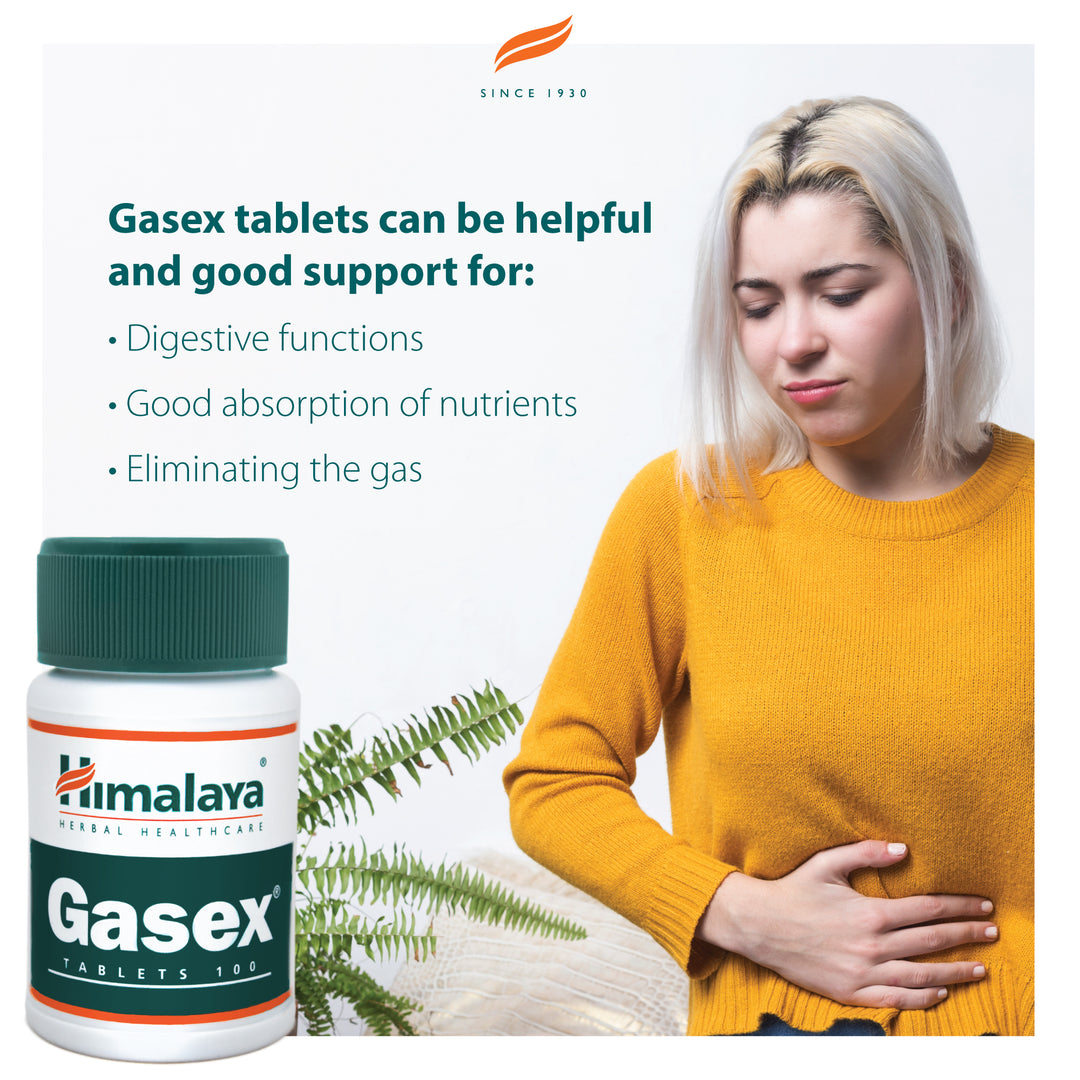 Himalaya Gasex - 100 Tablets