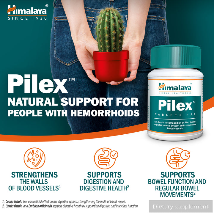 Himalaya Pilex - 100 Tablets