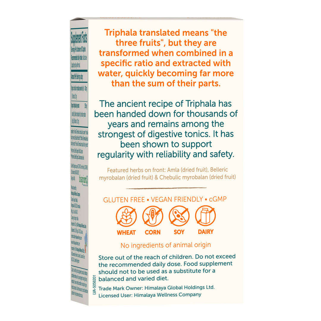 Buy Himalaya Organic Triphala 60 Caplets - For Regular Bowel Function ...
