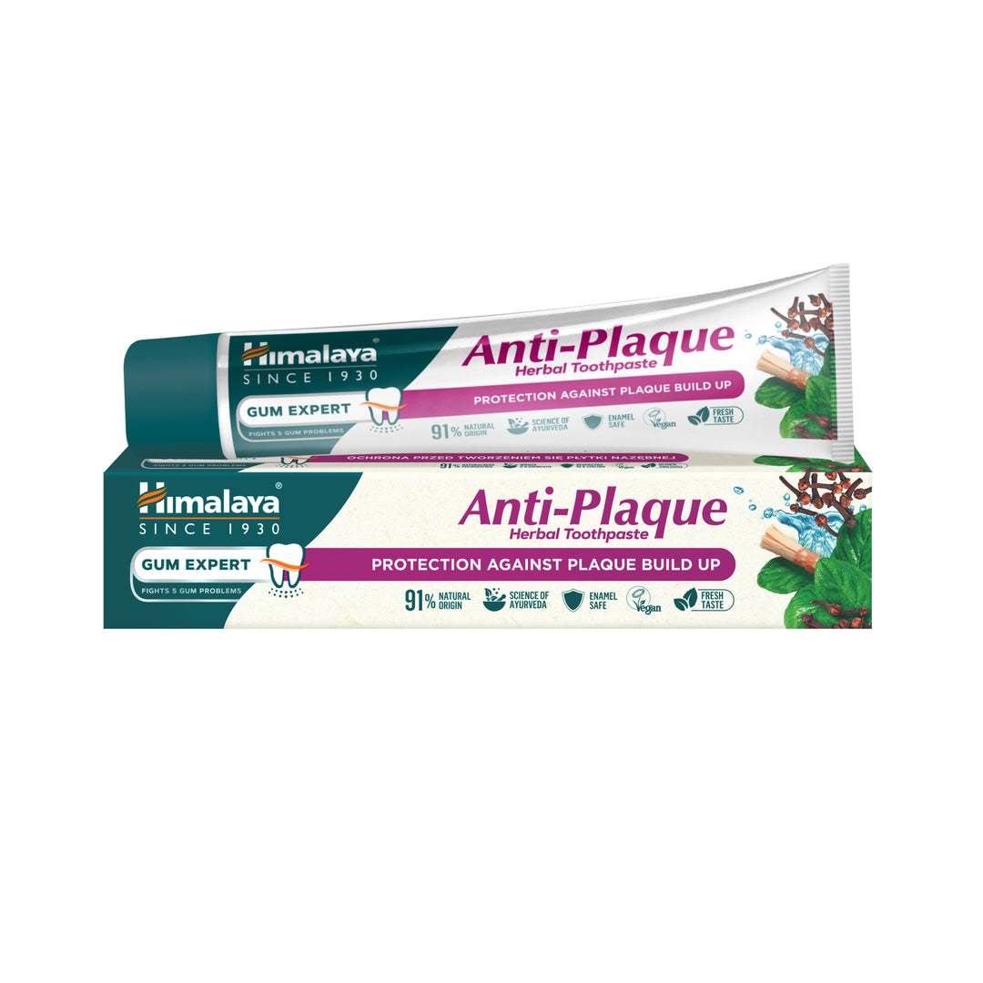 Himalaya Gum Expert Anti-Plaque Herbal Toothpaste - 75ml FOP