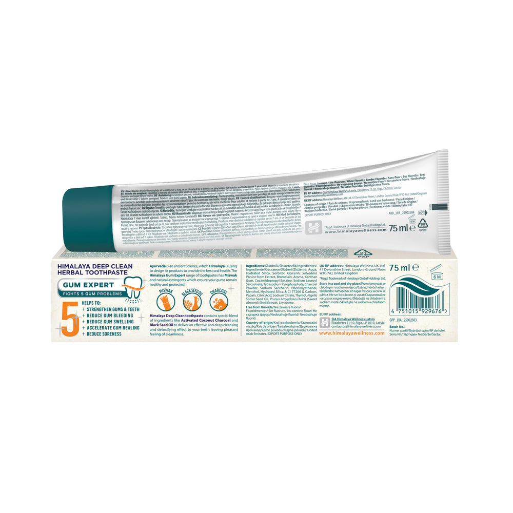  Himalaya Gum Expert Deep Clean Herbal Toothpaste - 75ml BOP