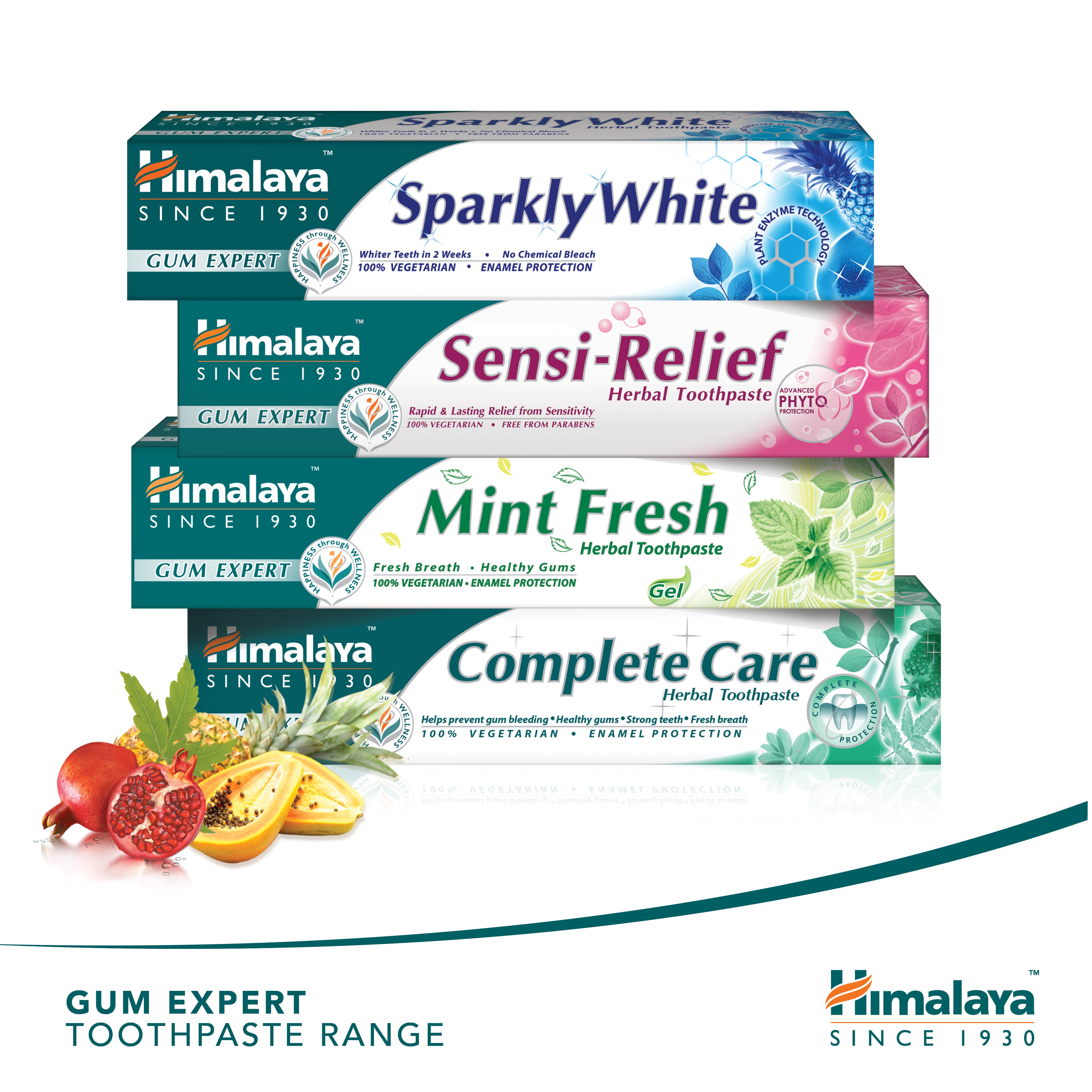 Himalaya Gum Expert Herbal Toothpaste - Sensi Relief - 75ml (Pack of 3)