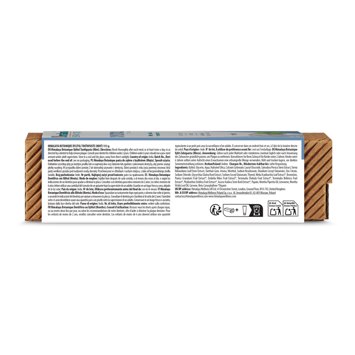 Himalaya Botanique Whitening+ Hydroxyapatit-Zahnpasta – Extra Starke Minze 85g