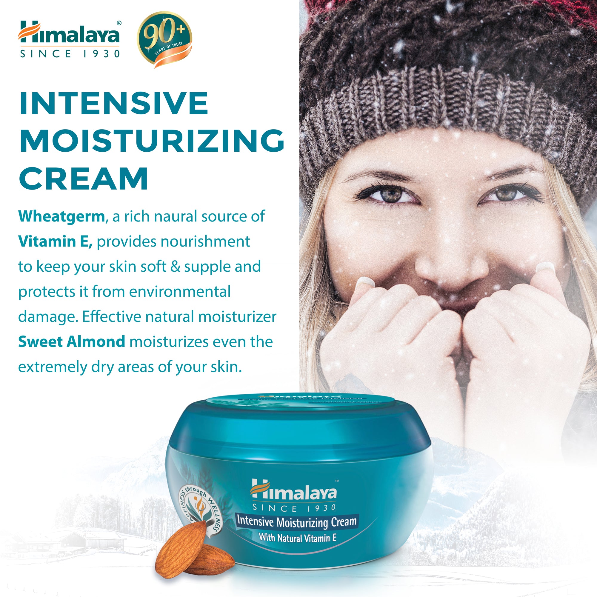 Himalaya Intensive Moisturizing Cream - 50ml (Pack of 2)