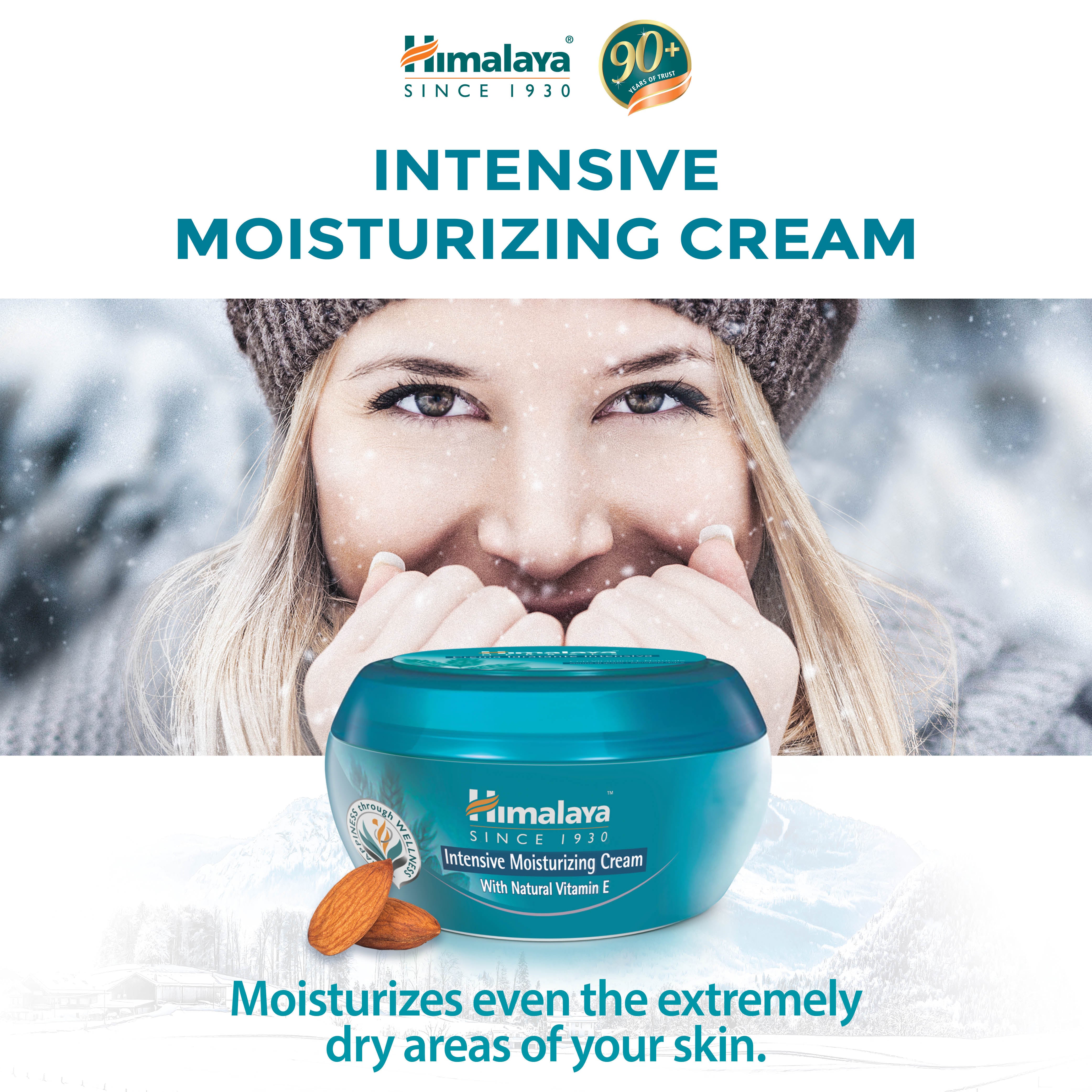 Himalaya Intensive Moisturizing Cream - 150ml (Pack of 3)