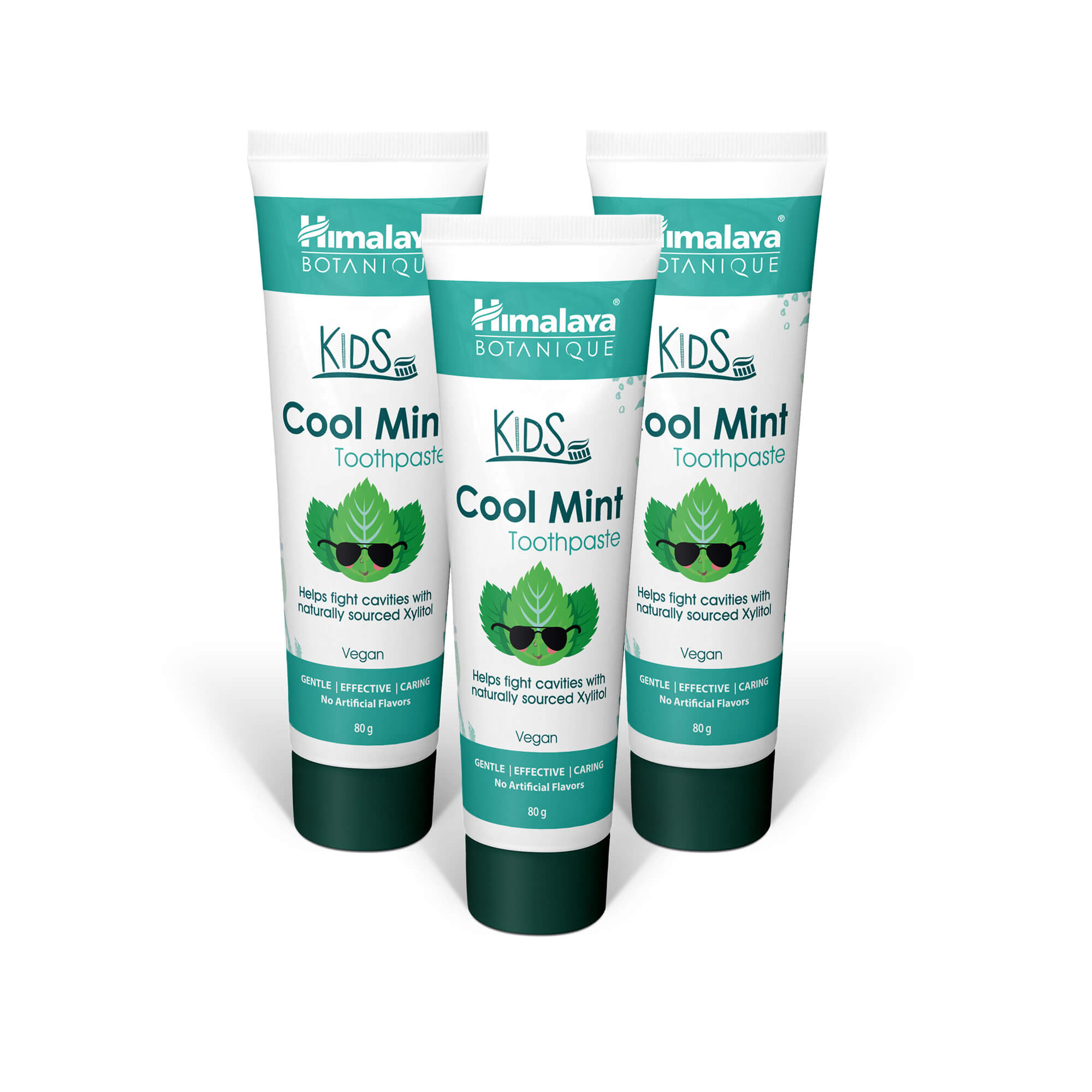 Himalaya Kids Cool Mint Toothpaste - 80g (Pack of 3)