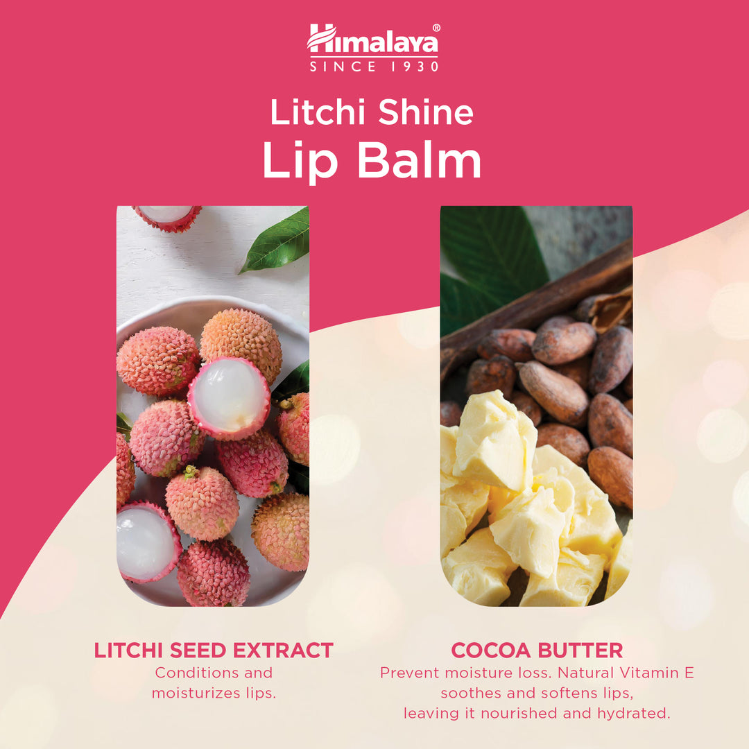 Himalaya Litchi Shine Lip Balm  4.5g