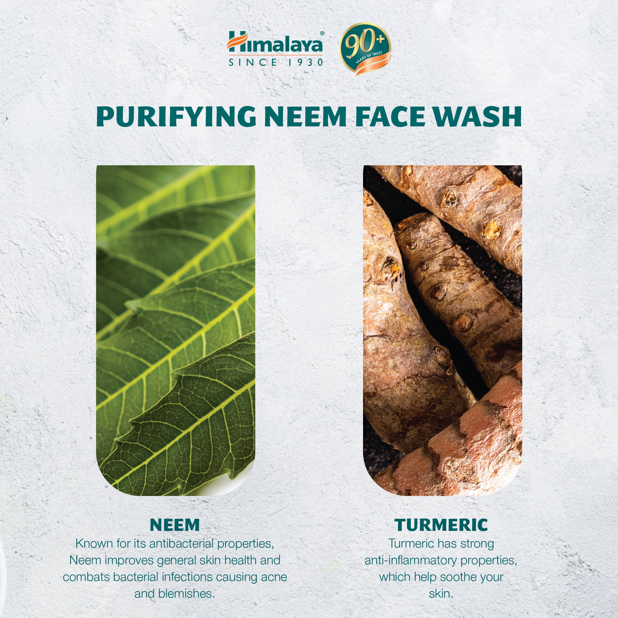 Himalaya Purifying Neem Face Wash - 150ml (Pack of 2)