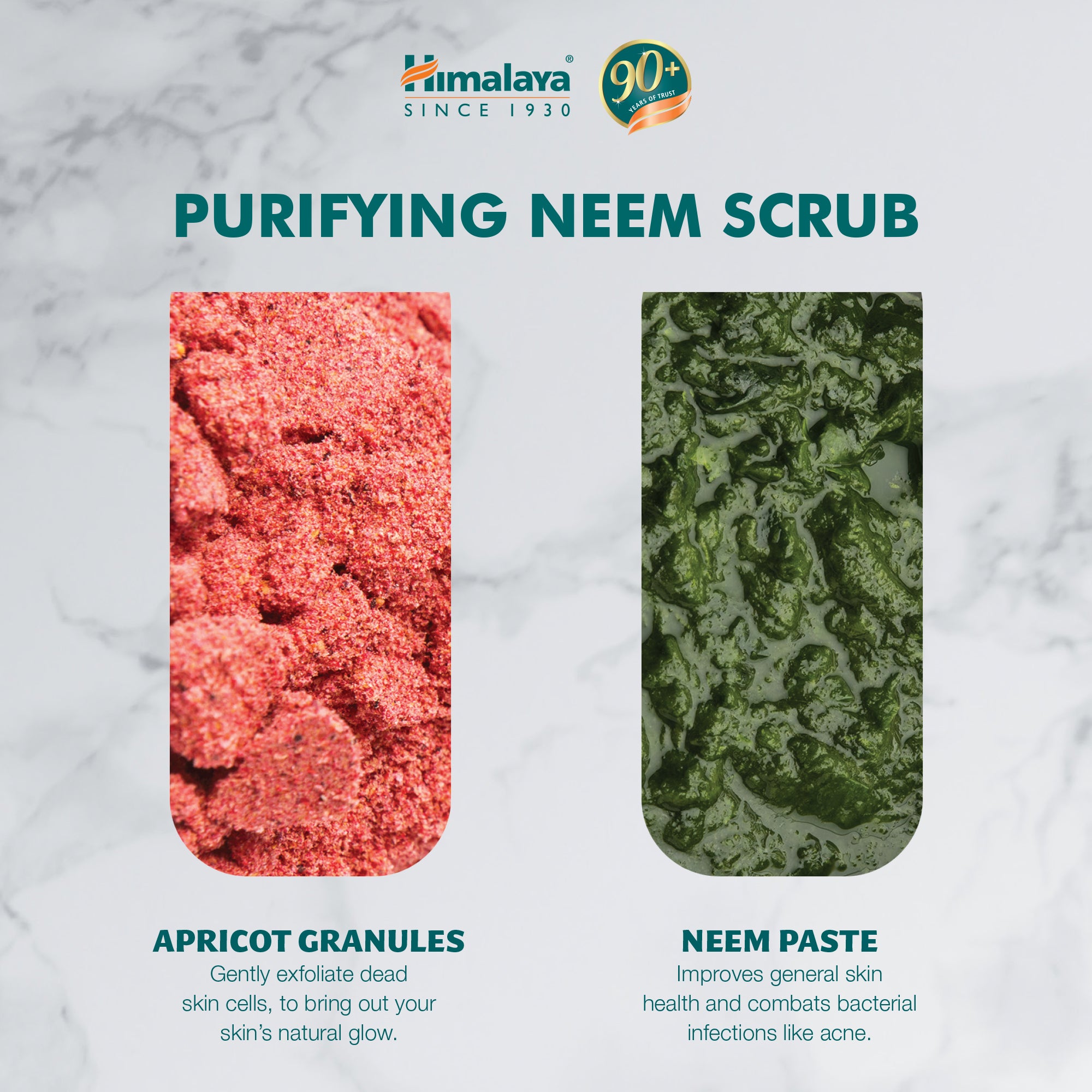 Himalaya Purifying Neem Scrub - 75ml (Pack of 3)