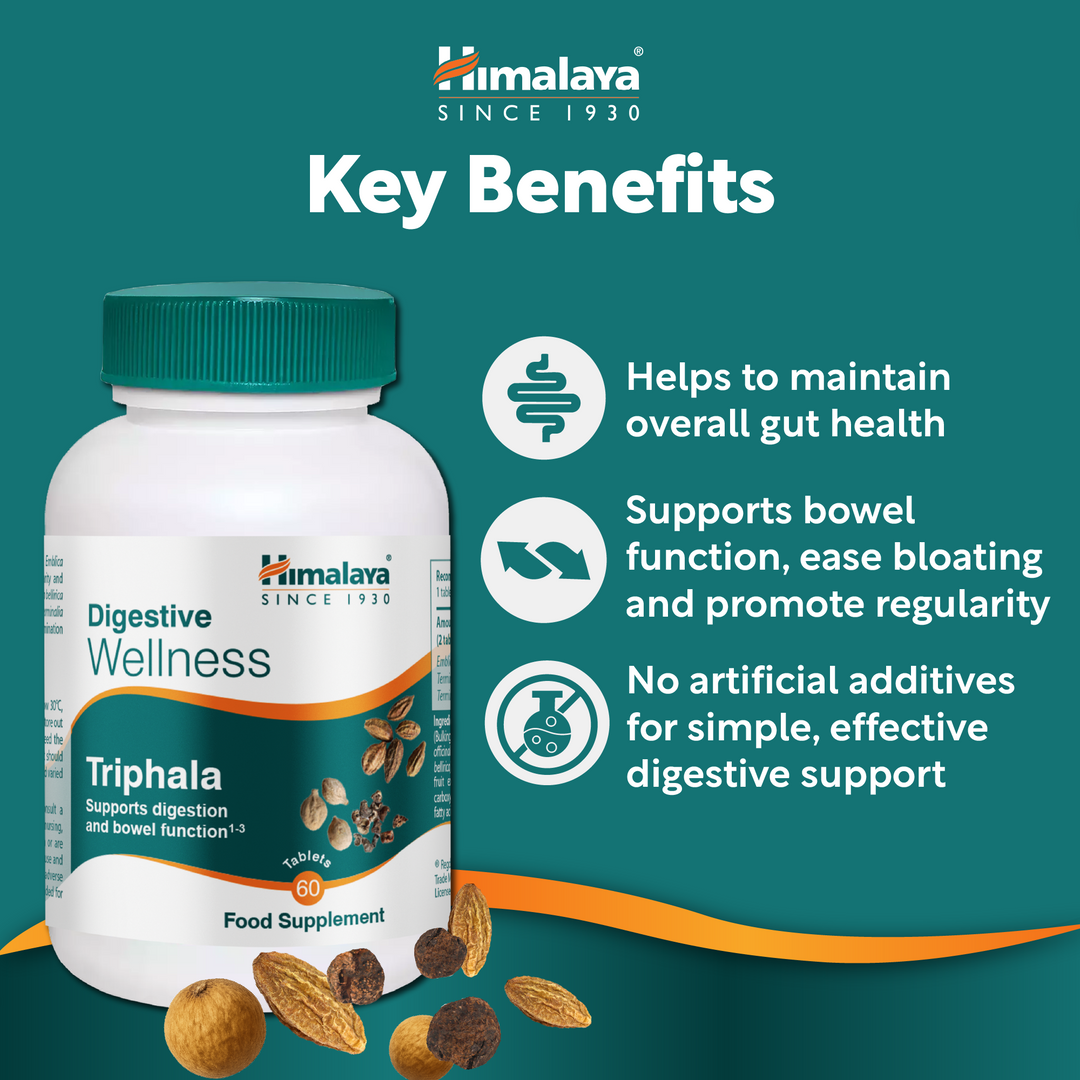 Himalaya Digestive Wellness Triphala - 60 Tablets