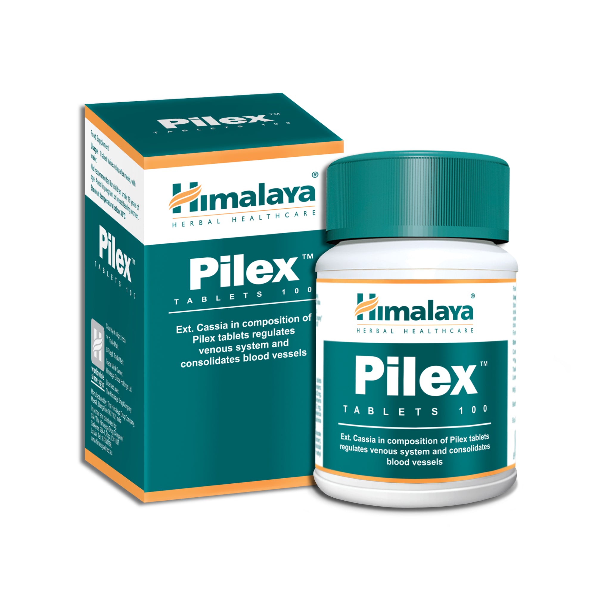 Himalaya Pilex - 100 Tablets (Pack of 2)