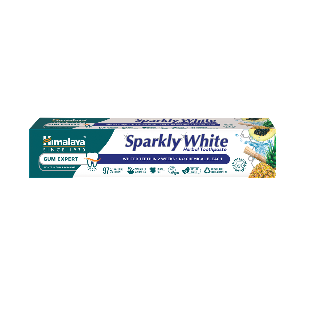 Himalaya Gum Expert Ziołowa pasta do zębów - Olśniewająca Biel - 75 ml