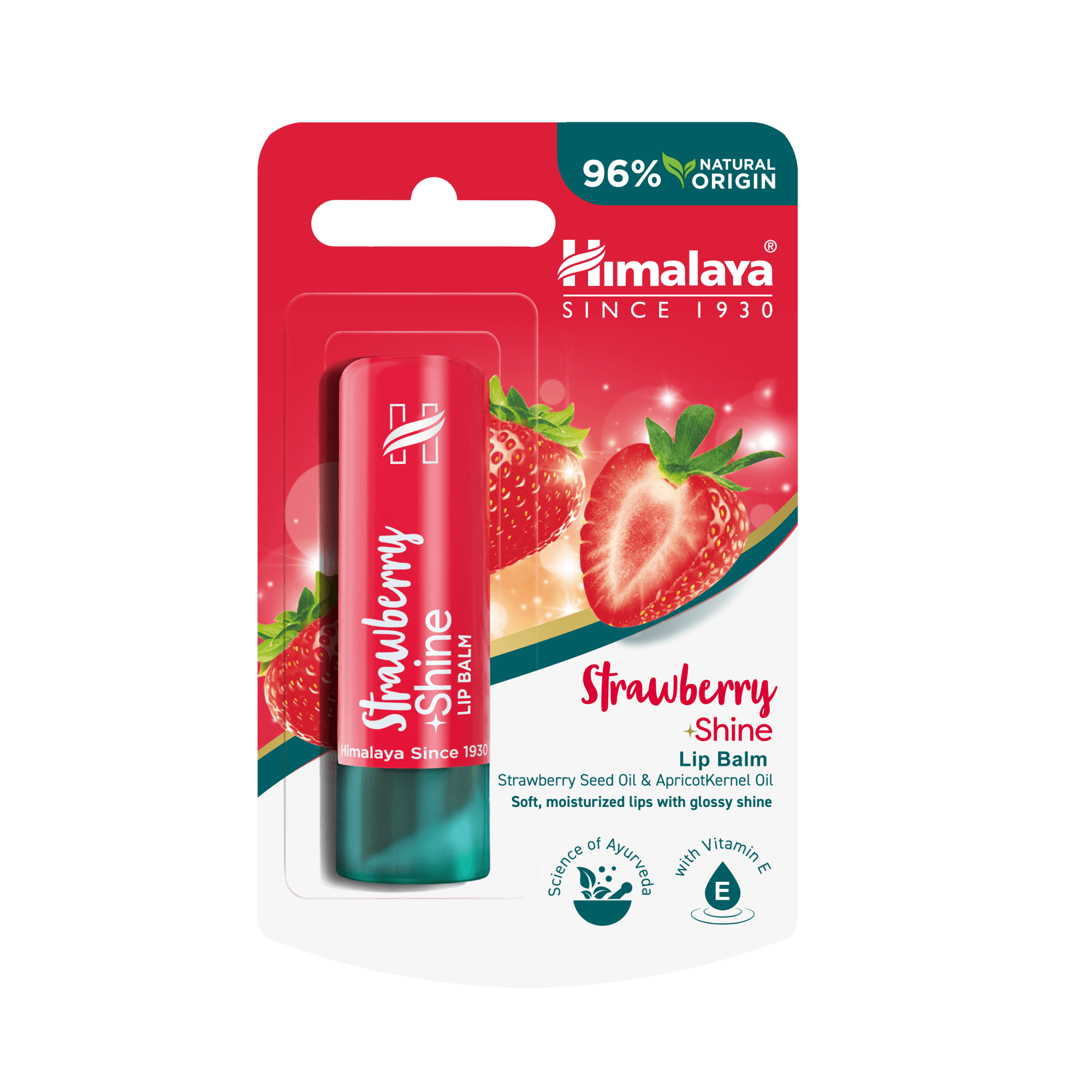 Himalaya Strawberry Shine Lip Balm - 4.5g