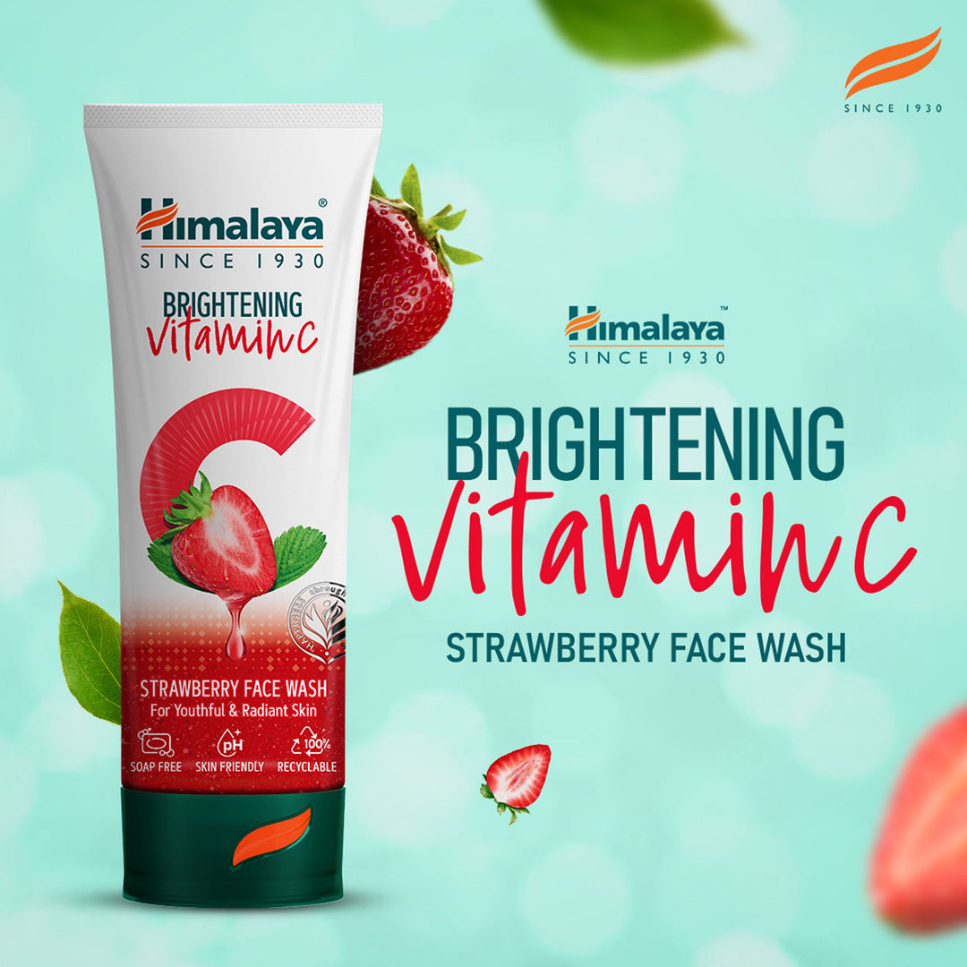 Himalaya Brightening Vitamin C Strawberry Face Wash