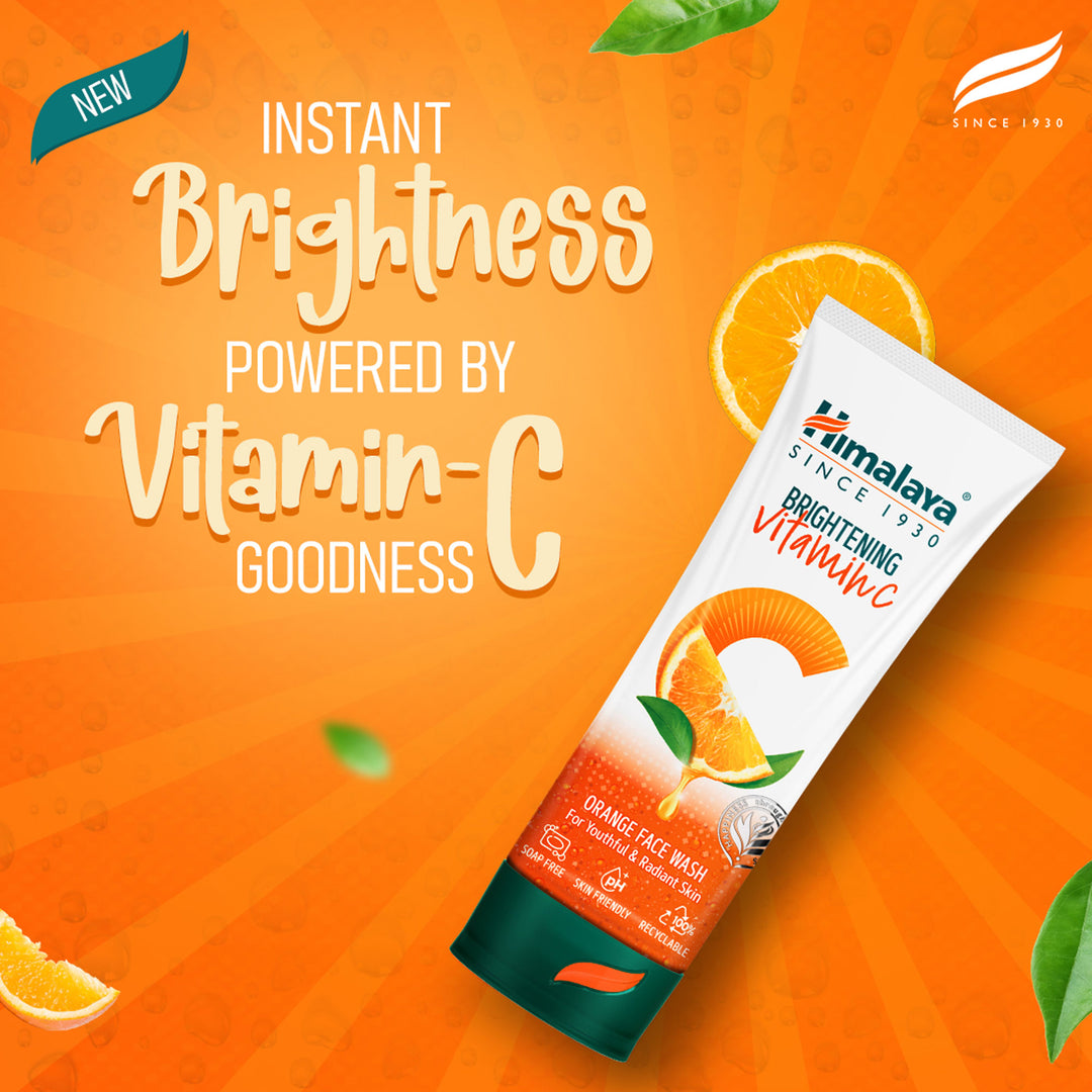 Himalaya Brightening Vitamin C Orange Face Wash