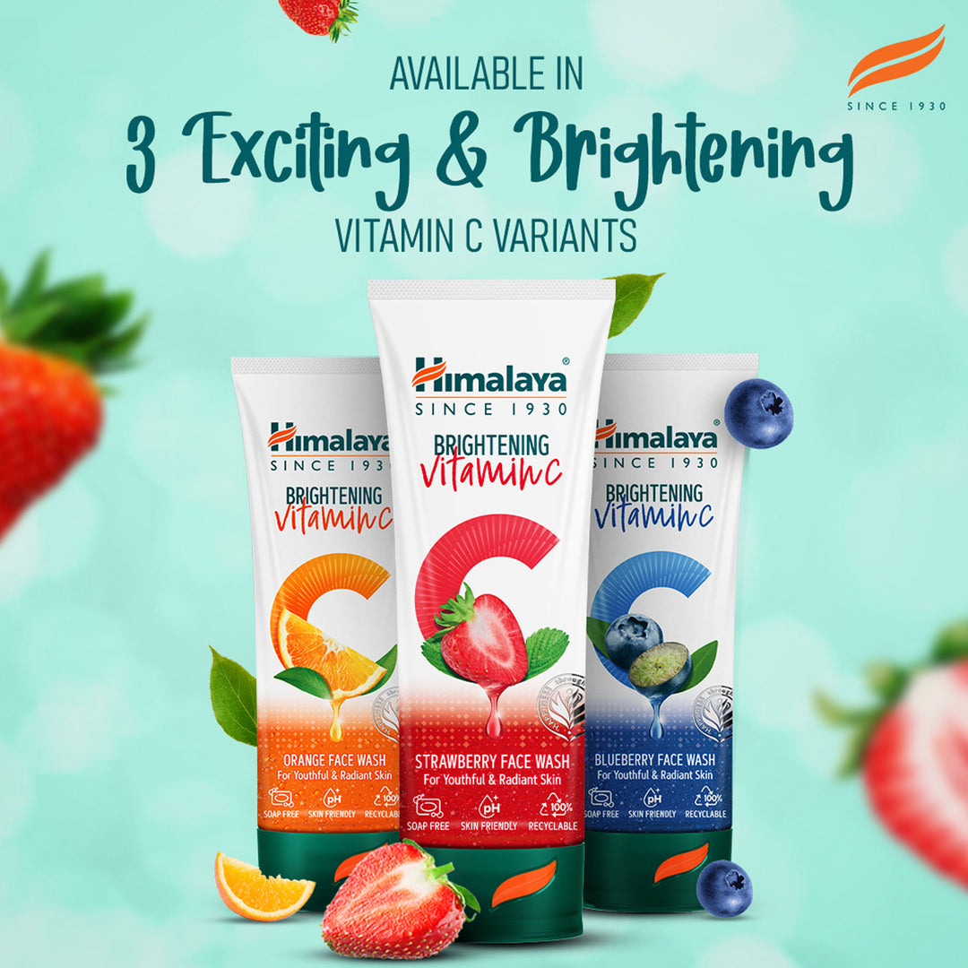 Himalaya Brightening Vitamin C Strawberry Face Wash