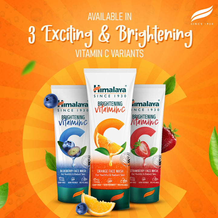 Himalaya Brightening Vitamin C Orange Face Wash