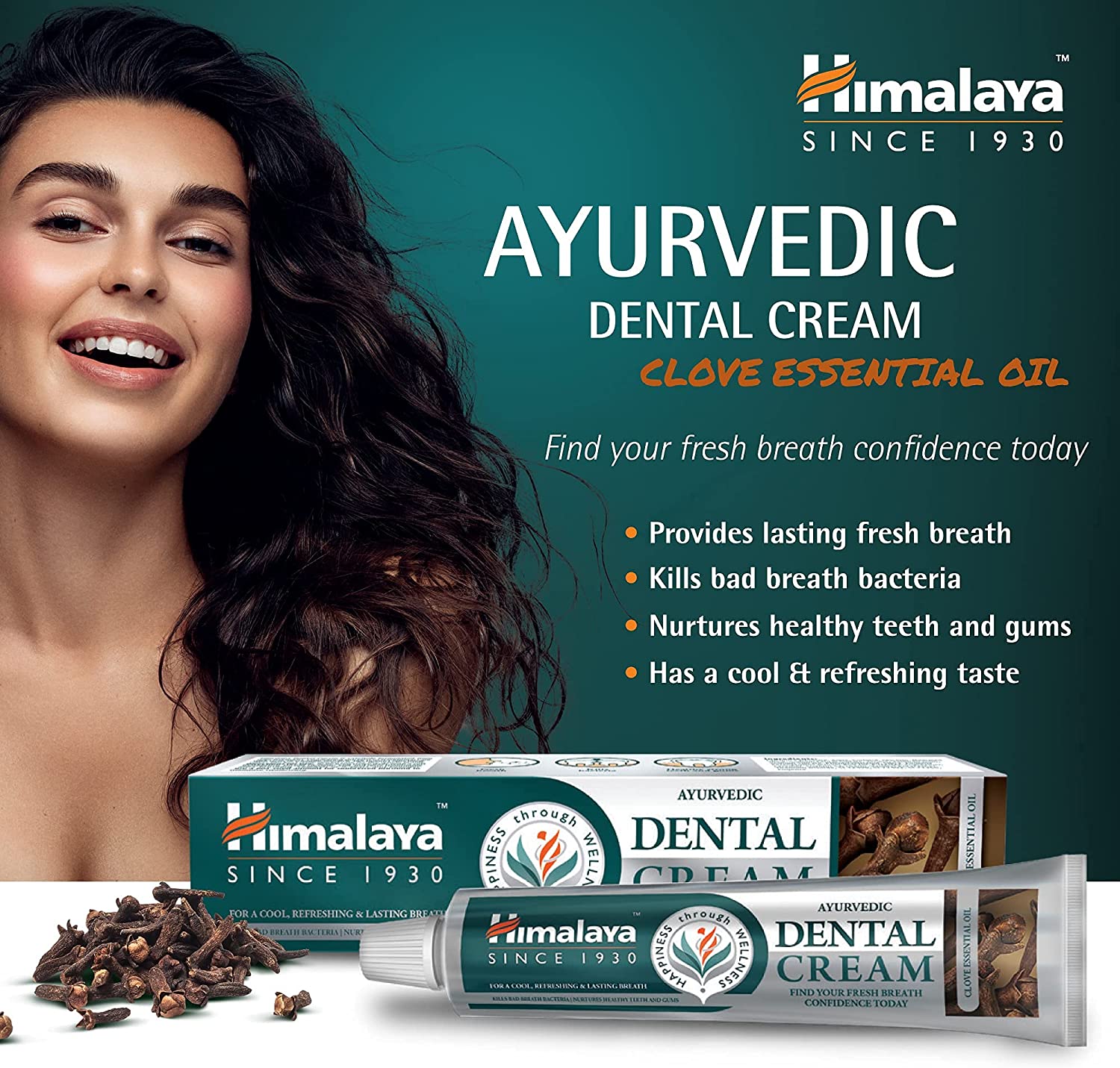  Himalaya Ayurvedic Dental Cream Herbal Toothpaste Clove
