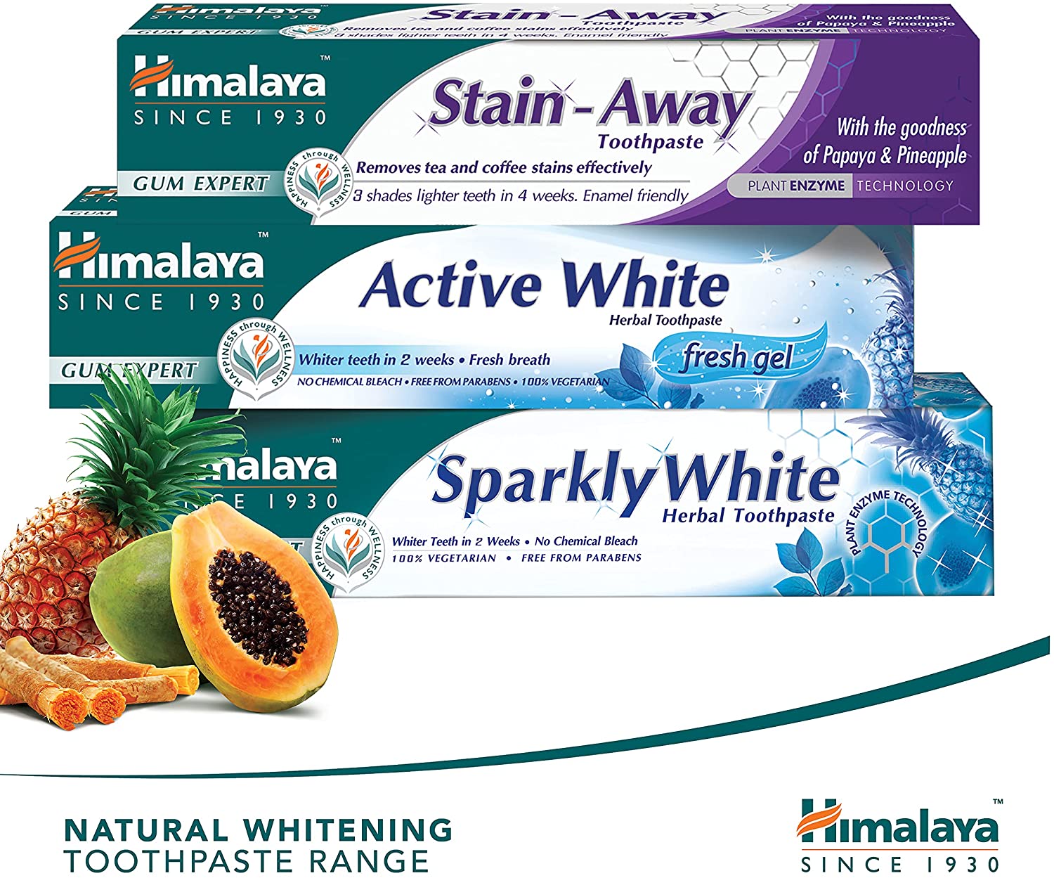 Himalaya Natural Whitening Toothpaste Range