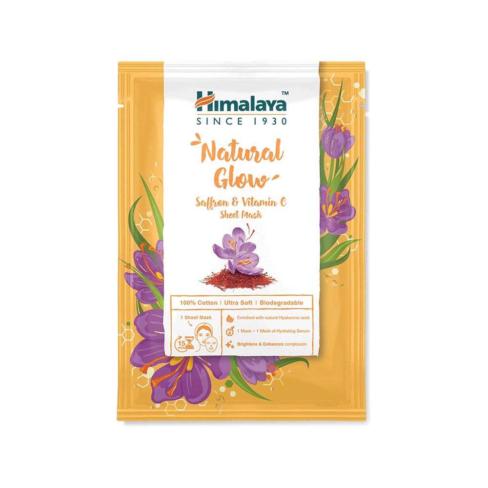 Natural Glow Saffron & Vitamin C Sheet Mask 30ml