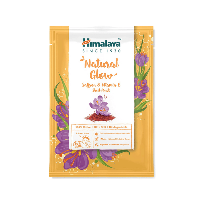 Natural Glow Saffron & Vitamin C Sheet Mask 30ml