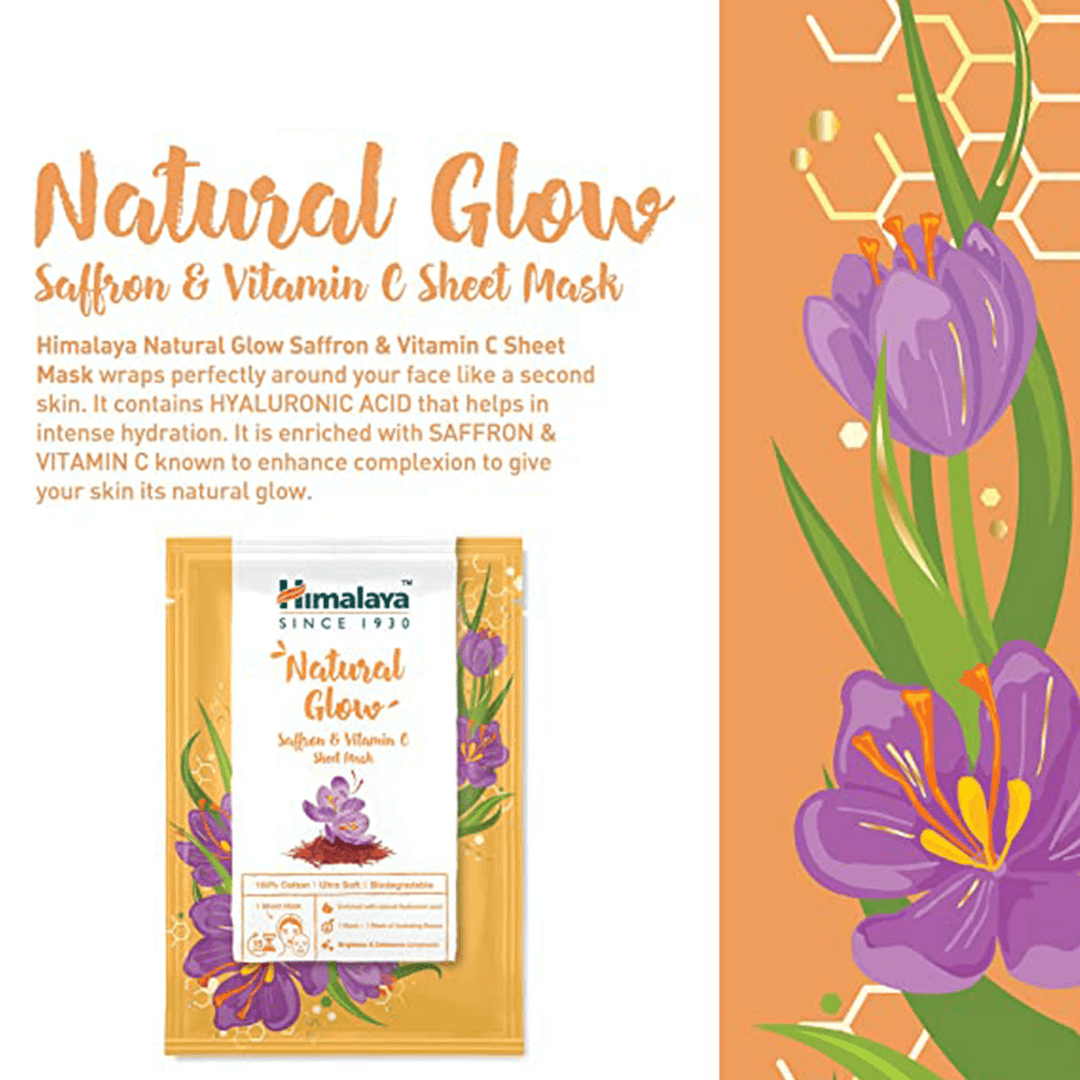 Natural Glow Saffron & Vitamin C Sheet Mask