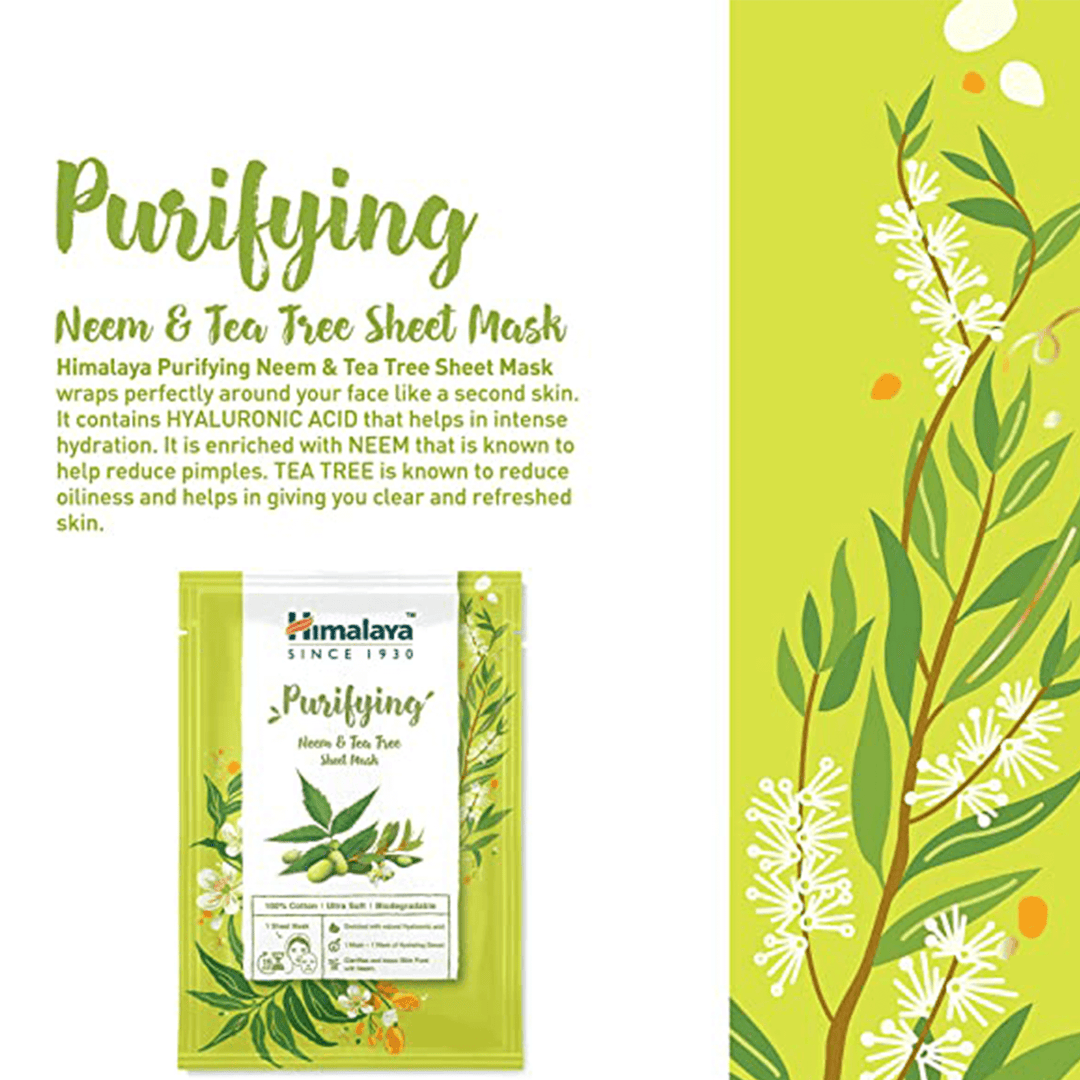 Purifying Neem & Tea Tree Sheet Mask