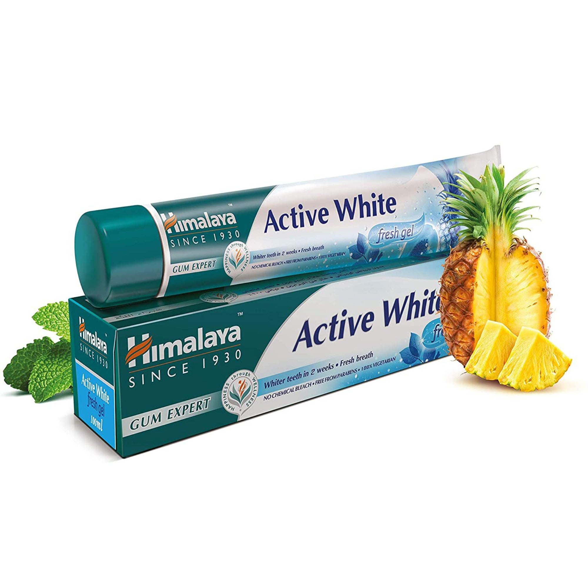 Gum Expert Herbal Toothpaste - Himalaya Active White Fresh Gel