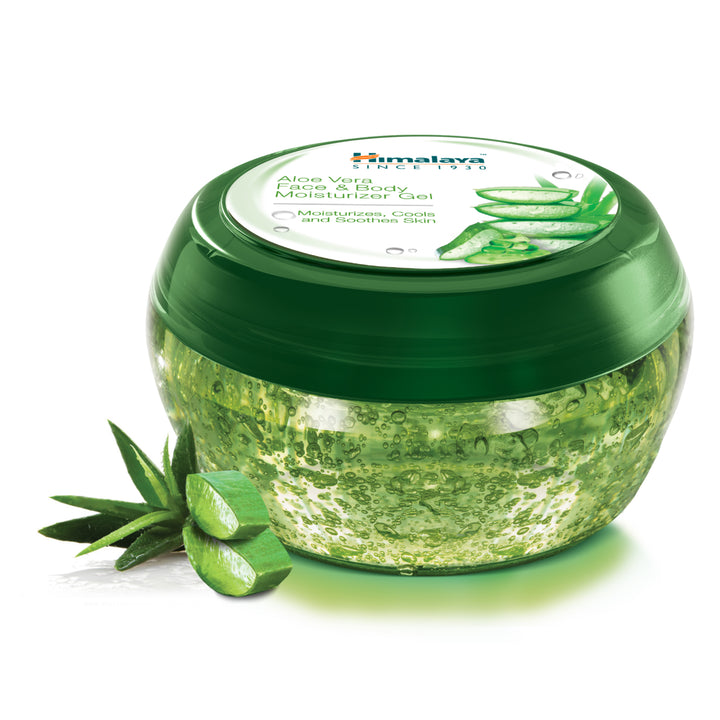 Himalaya Aloe Vera Face & Body Moisturizer Gel - Moisturizes & Cools 